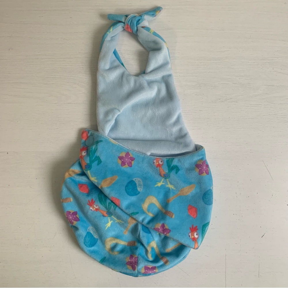 Disney Parks Babies Moana Pua Pig Swaddle Blanket Wrap Pouch for Plush Toy